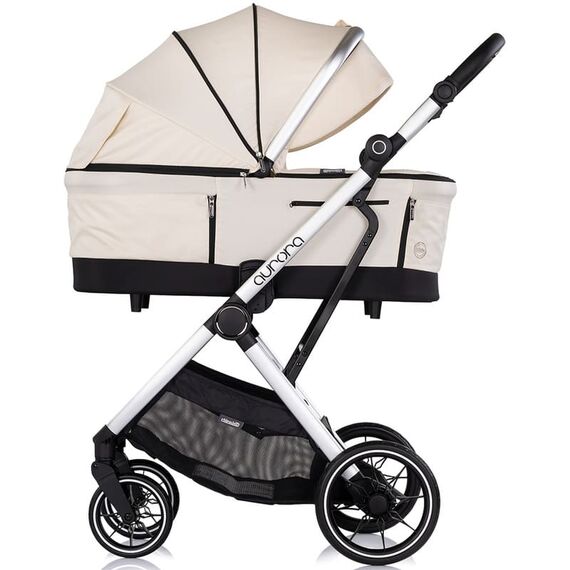 Carucior Chipolino Aurora 3 in 1 cashmere, Culoare: Bej, Model: 3 in 1 - poza 3 - ExclusivMAG.ro