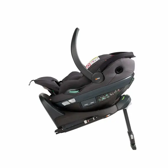 Scoică BeSafe Go Beyond² Dark Grey Mélange, Culoare: Gri/Negru, Grupa: 0-13kg (0 luni - 12 luni) - poza 4 - ExclusivMAG.ro