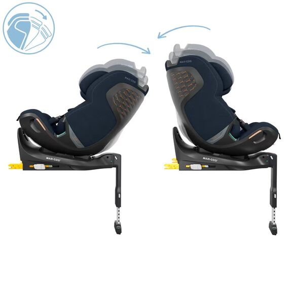 Scaun Auto I-Size Maxi-Cosi EMERALD 360 PRO AUTHENTIC BLUE, Culoare: Albastru, Grupa: 0-36kg (0 luni - 12 ani) - poza 15 - ExclusivMAG.ro