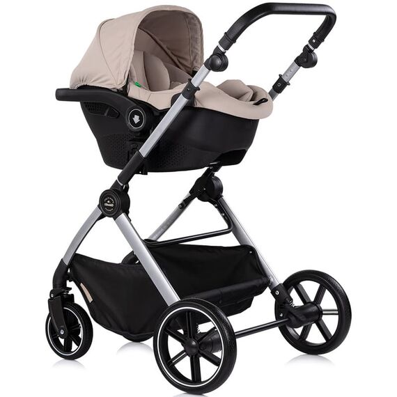 Carucior Chipolino Pearl 3 in 1 latte, Culoare: Crem, Model: 3 in 1 - poza 9 - ExclusivMAG.ro