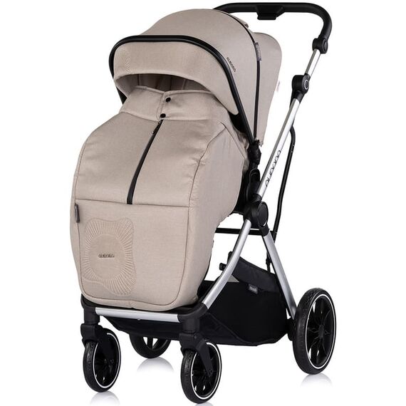 Carucior Chipolino Aurora 3 in 1 latte, Culoare: Crem, Model: 3 in 1 - poza 5 - ExclusivMAG.ro