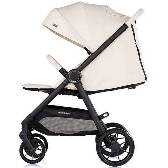 Carucior sport Chipolino Ultera cu husa picioare cashmere, Culoare: Bej, Model: sport - poza 4 - ExclusivMAG.ro