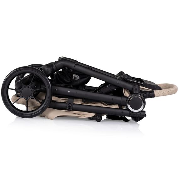 Carucior sport Chipolino Ultera cu husa picioare latte, Culoare: Crem, Model: sport - poza 6 - ExclusivMAG.ro