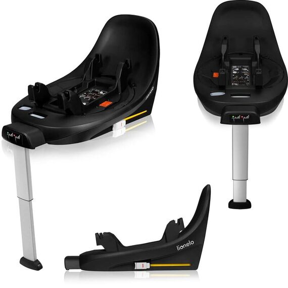 Baza scaun auto i-Size, Lionelo, Moxie Next, Rotativa 360, Negru - poza 9 - ExclusivMAG.ro