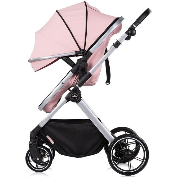 Carucior Chipolino Pearl 2 in 1 powder pink, Culoare: Roz, Model: 2 in 1 - poza 5 - ExclusivMAG.ro
