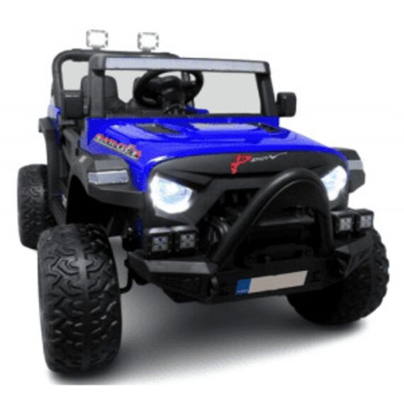 Masinuta electrica cu telecomanda Auto X16, varsta 1-5 ani, roti EVA, scaun din piele ECO, putere 90W, R-Sport - Albastru, Culoare: Albastru, Capacitate acumulator: 12V - poza 2 - ExclusivMAG.ro