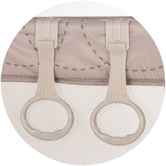 Patut pliabil Chipolino Ariel latte, Culoare: Crem, Dimensiuni: 120x60 - poza 4 - ExclusivMAG.ro