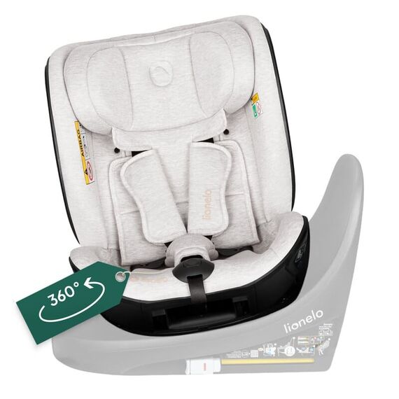 Scaun auto Lionelo Moxie Next i-Size, 40-105 cm, Conform cu R129, Bej, Culoare: Bej, Grupa: 0-18kg (0 luni - 4 ani) - poza 5 - ExclusivMAG.ro