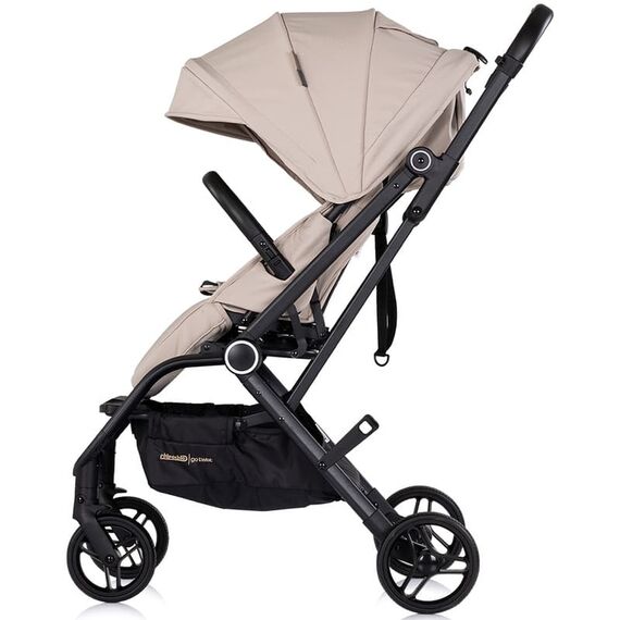 Carucior sport Chipolino Go Twist cu sezut rotativ latte, Culoare: Bej, Model: sport - poza 2 - ExclusivMAG.ro