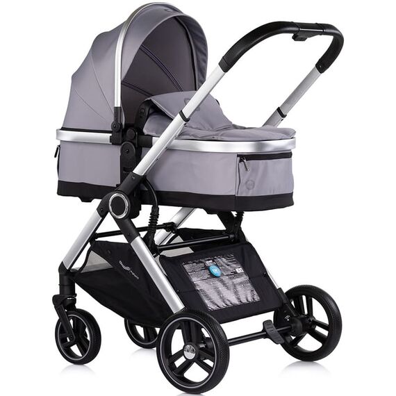 Carucior Chipolino Euphoria 3 in 1 platinum, Culoare: Gri, Model: 3 in 1 - poza 2 - ExclusivMAG.ro