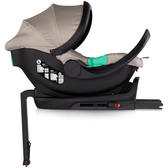 Carucior Chipolino Aurora 3 in 1 latte, Culoare: Crem, Model: 3 in 1 - poza 14 - ExclusivMAG.ro