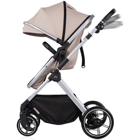 Carucior Chipolino Pearl 2 in 1 latte, Culoare: Crem, Model: 2 in 1 - poza 4 - ExclusivMAG.ro