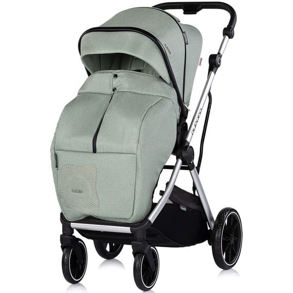 Carucior Chipolino Aurora 3 in 1 matcha, Culoare: Turcoaz, Model: 3 in 1 - poza 5 - ExclusivMAG.ro
