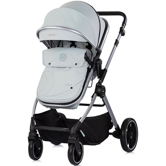 Carucior Chipolino Pearl 2 in 1 matcha, Culoare: Turcoaz, Model: 2 in 1 - poza 3 - ExclusivMAG.ro