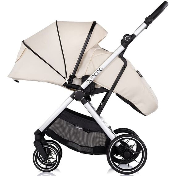 Carucior Chipolino Aurora 3 in 1 cashmere, Culoare: Bej, Model: 3 in 1 - poza 9 - ExclusivMAG.ro