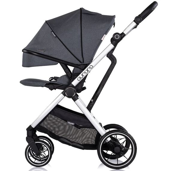 Carucior Chipolino Aurora 3 in 1 charcoal, Culoare: Gri, Model: 3 in 1 - poza 8 - ExclusivMAG.ro