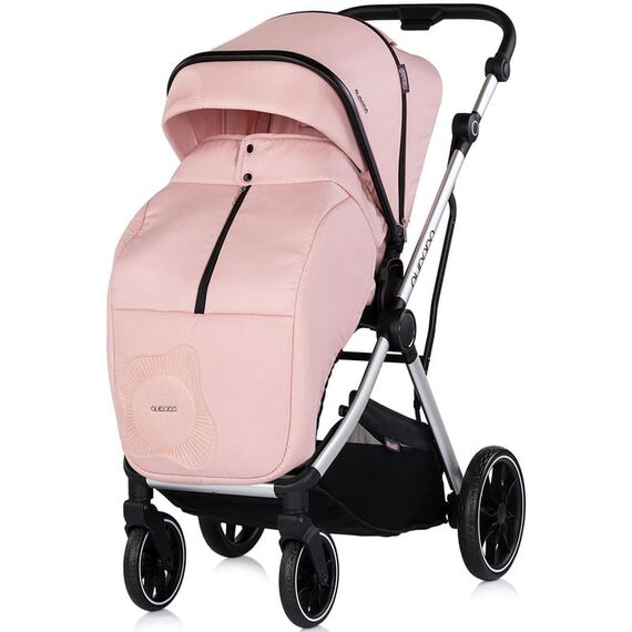 Carucior Chipolino Aurora 3 in 1 powder pink, Culoare: Roz, Model: 3 in 1 - poza 5 - ExclusivMAG.ro