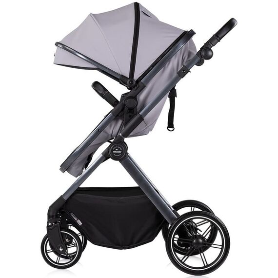 Carucior Chipolino Pearl 3 in 1 platinum, Culoare: Gri deschis, Model: 3 in 1 - poza 5 - ExclusivMAG.ro