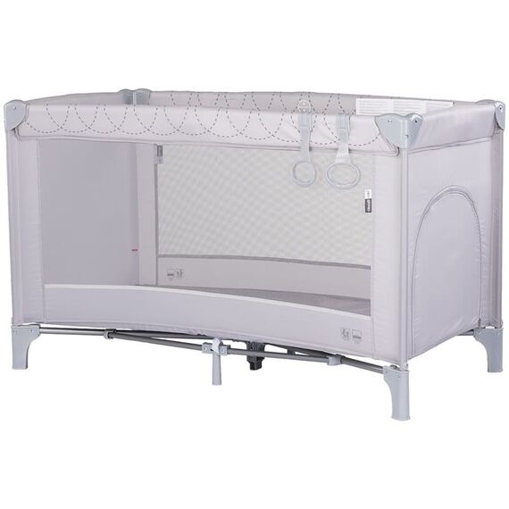 Patut pliabil Chipolino Ariel platinum, Culoare: Gri deschis, Dimensiuni: 120x60 - poza 2 - ExclusivMAG.ro