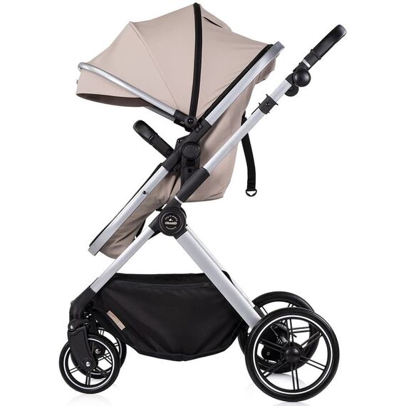 Carucior Chipolino Pearl 3 in 1 latte, Culoare: Crem, Model: 3 in 1 - poza 5 - ExclusivMAG.ro