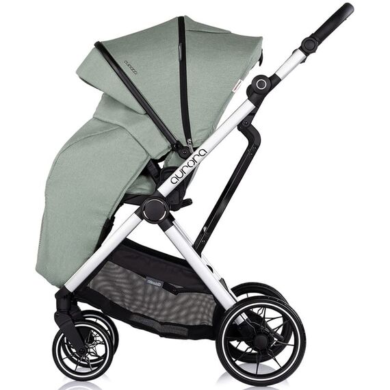 Carucior Chipolino Aurora 3 in 1 matcha, Culoare: Turcoaz, Model: 3 in 1 - poza 8 - ExclusivMAG.ro