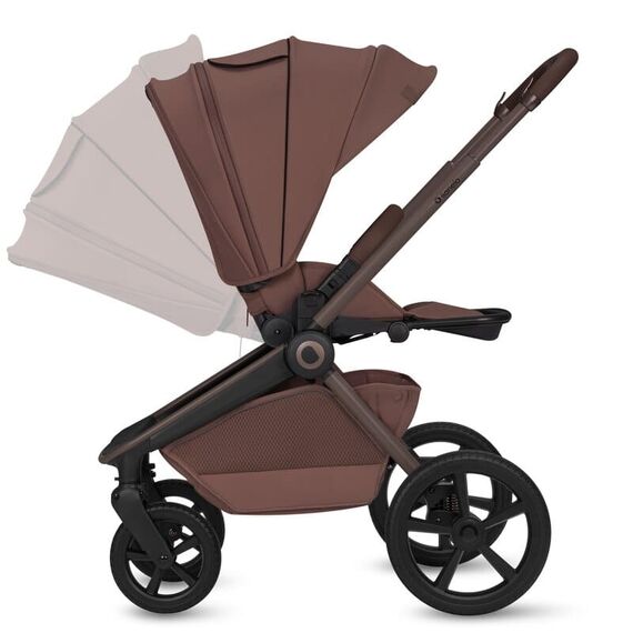 Carucior 2 in 1 Lionelo Freya, Landou si salteluta ventilate, pana la 22 kg, 0luni+, Maro, Culoare: Maro, Model: 2 in 1 - poza 11 - ExclusivMAG.ro