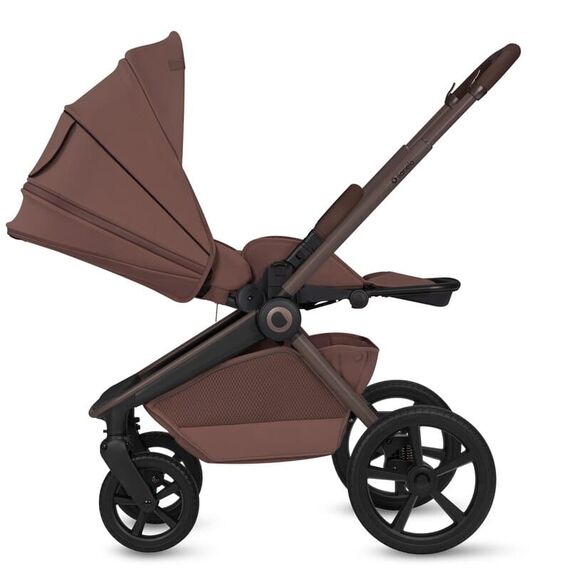 Carucior 2 in 1 Lionelo Freya, Landou si salteluta ventilate, pana la 22 kg, 0luni+, Maro, Culoare: Maro, Model: 2 in 1 - poza 10 - ExclusivMAG.ro