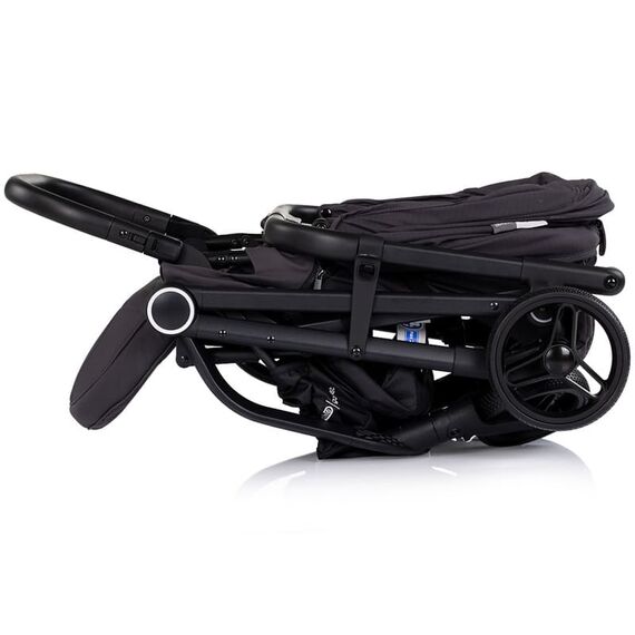 Carucior sport Chipolino Go Twist cu sezut rotativ charcoal, Culoare: Negru, Model: sport - poza 6 - ExclusivMAG.ro