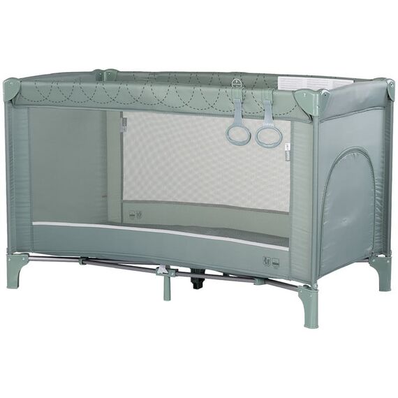 Patut pliabil Chipolino Capri matcha, Culoare: Turcoaz, Dimensiuni: 120x60 - poza 2 - ExclusivMAG.ro