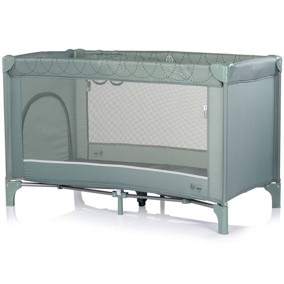 Patut pliabil Chipolino Ariel matcha, Culoare: Turcoaz, Dimensiuni: 120x60  - ExclusivMAG.ro