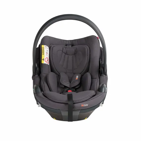 Scoică BeSafe Go Beyond² Dark Grey Mélange, Culoare: Gri/Negru, Grupa: 0-13kg (0 luni - 12 luni) - poza 3 - ExclusivMAG.ro