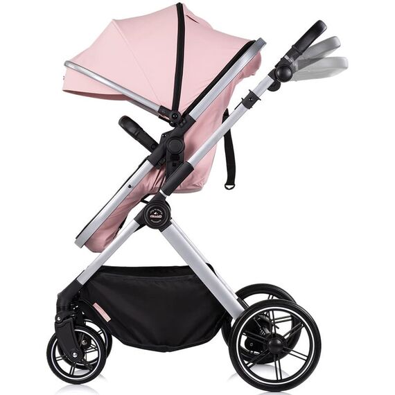 Carucior Chipolino Pearl 2 in 1 powder pink, Culoare: Roz, Model: 2 in 1 - poza 4 - ExclusivMAG.ro