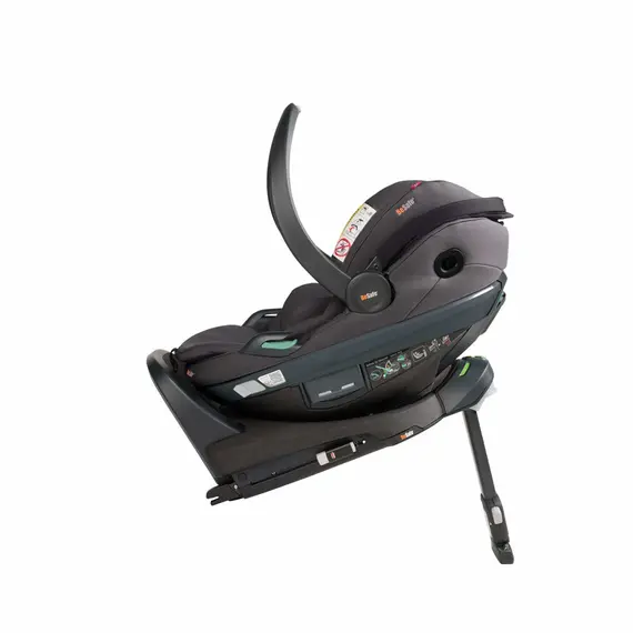 Scoică BeSafe Go Beyond² Dark Grey Mélange, Culoare: Gri/Negru, Grupa: 0-13kg (0 luni - 12 luni) - poza 5 - ExclusivMAG.ro