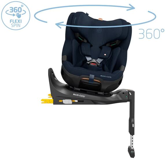Scaun Auto I-Size Maxi-Cosi EMERALD 360 PRO AUTHENTIC BLUE, Culoare: Albastru, Grupa: 0-36kg (0 luni - 12 ani) - poza 2 - ExclusivMAG.ro