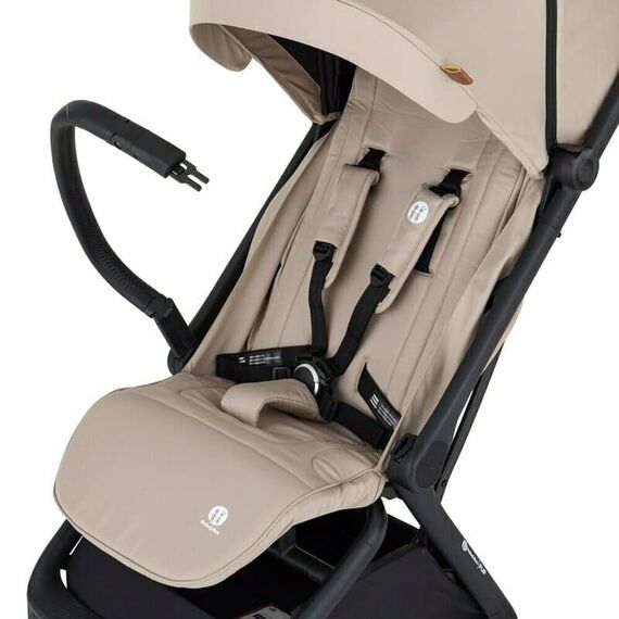 Carucior sport, Petite&Mars, Flip, Pana la 22 kg, 0 luni+, Bej, Culoare: Bej, Model: sport - poza 5 - ExclusivMAG.ro