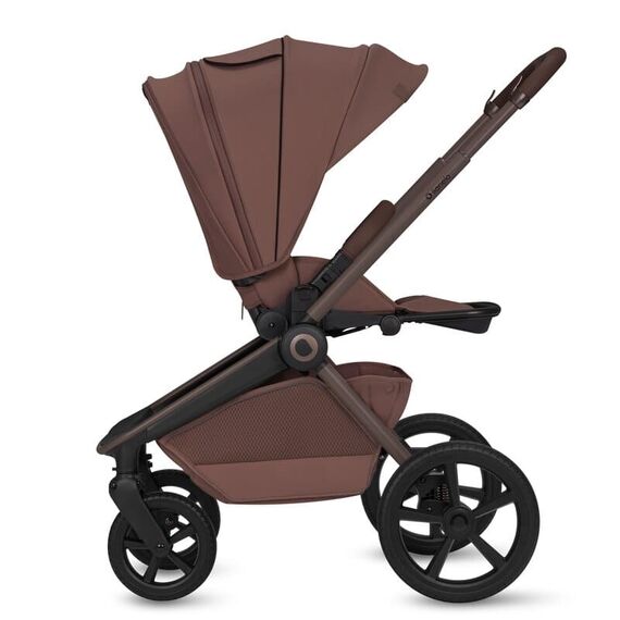 Carucior 2 in 1 Lionelo Freya, Landou si salteluta ventilate, pana la 22 kg, 0luni+, Maro, Culoare: Maro, Model: 2 in 1 - poza 9 - ExclusivMAG.ro