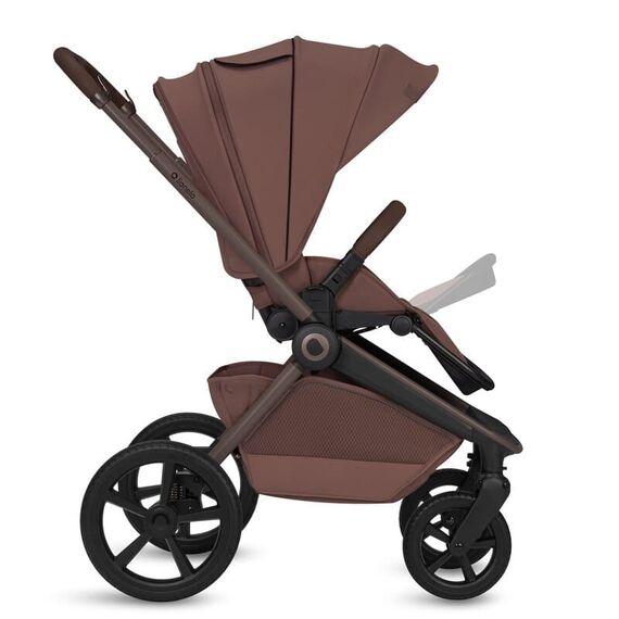 Carucior 2 in 1 Lionelo Freya, Landou si salteluta ventilate, pana la 22 kg, 0luni+, Maro, Culoare: Maro, Model: 2 in 1 - poza 13 - ExclusivMAG.ro