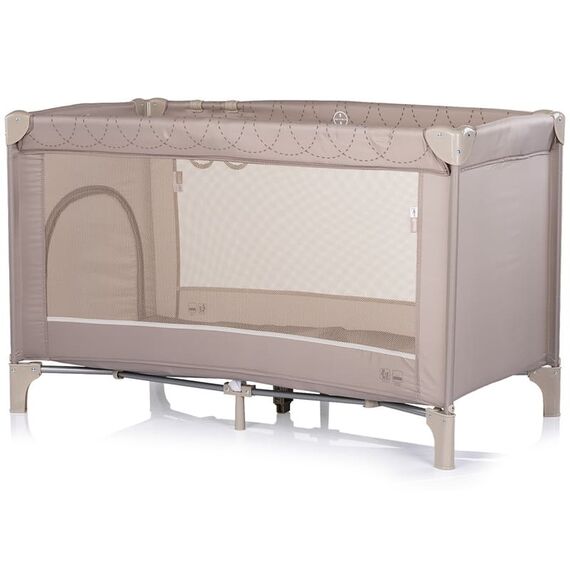 Patut pliabil Chipolino Ariel latte, Culoare: Crem, Dimensiuni: 120x60  - ExclusivMAG.ro