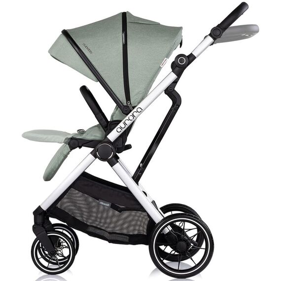 Carucior Chipolino Aurora 3 in 1 matcha, Culoare: Turcoaz, Model: 3 in 1 - poza 6 - ExclusivMAG.ro