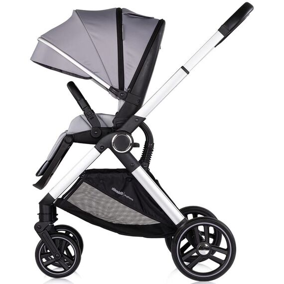 Carucior Chipolino Euphoria 3 in 1 platinum, Culoare: Gri, Model: 3 in 1 - poza 7 - ExclusivMAG.ro