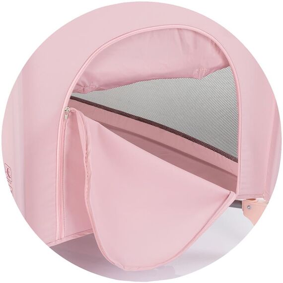 Patut pliabil Chipolino Bella powder pink, Culoare: Roz, Dimensiuni: 120x60 - poza 6 - ExclusivMAG.ro