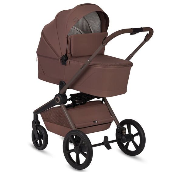 Carucior 2 in 1 Lionelo Freya, Landou si salteluta ventilate, pana la 22 kg, 0luni+, Maro, Culoare: Maro, Model: 2 in 1 - poza 4 - ExclusivMAG.ro