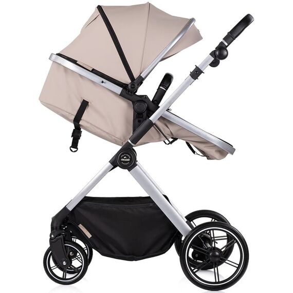 Carucior Chipolino Pearl 3 in 1 latte, Culoare: Crem, Model: 3 in 1 - poza 7 - ExclusivMAG.ro