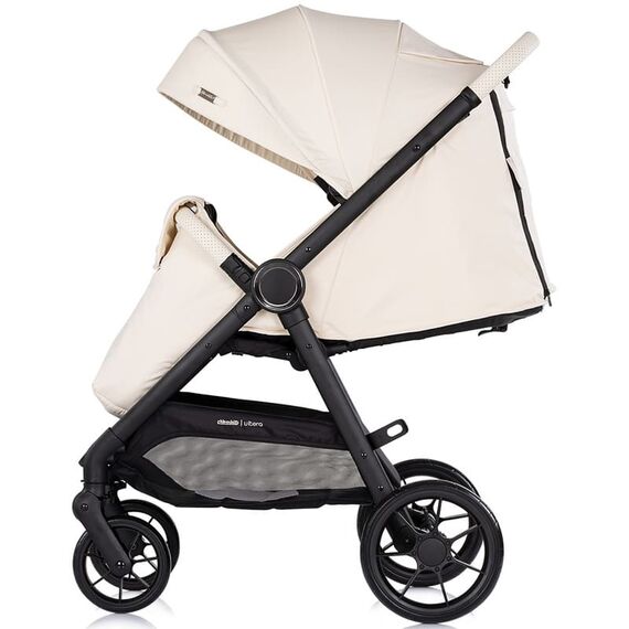 Carucior sport Chipolino Ultera cu husa picioare cashmere, Culoare: Bej, Model: sport - poza 5 - ExclusivMAG.ro
