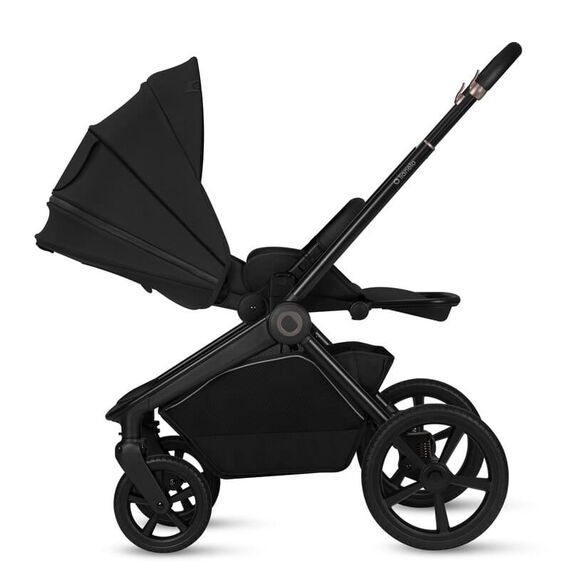 Carucior 2 in 1, Lionelo, Freya, Landou si salteluta ventilate, pana la 22 kg, 0luni+, Negru, Culoare: Negru, Model: 2 in 1 - poza 10 - ExclusivMAG.ro
