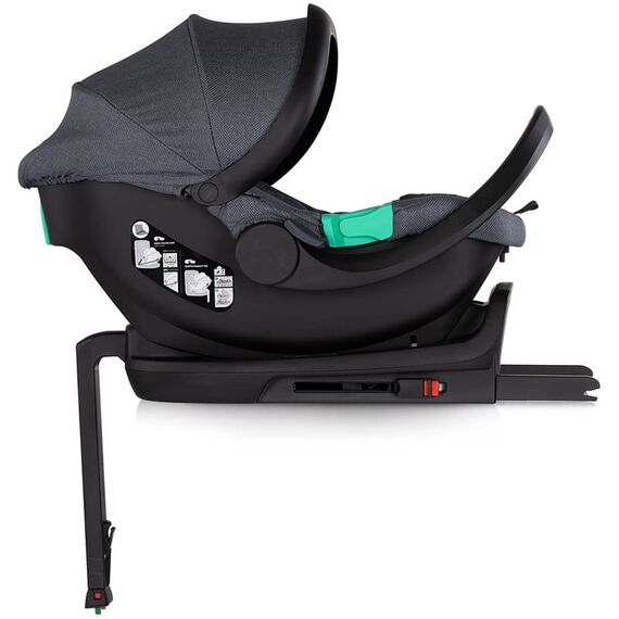 Carucior Chipolino Aurora 3 in 1 charcoal, Culoare: Gri, Model: 3 in 1 - poza 16 - ExclusivMAG.ro