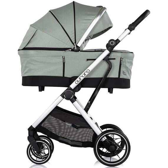 Carucior Chipolino Aurora 3 in 1 matcha, Culoare: Turcoaz, Model: 3 in 1 - poza 3 - ExclusivMAG.ro