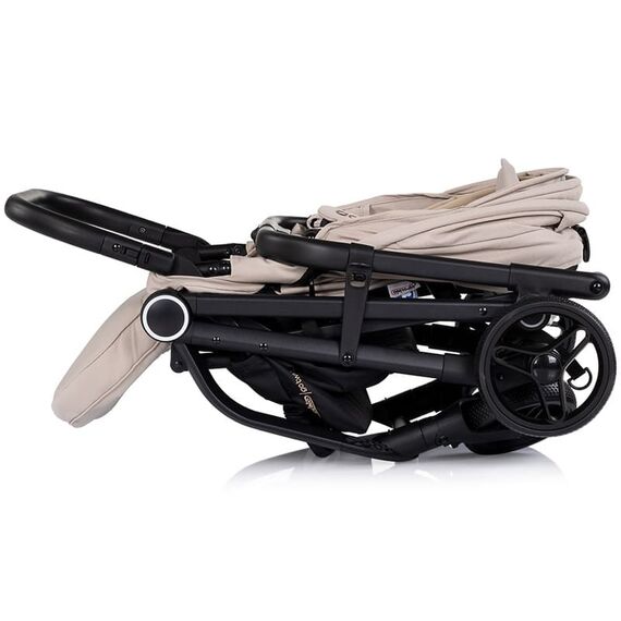 Carucior sport Chipolino Go Twist cu sezut rotativ latte, Culoare: Bej, Model: sport - poza 6 - ExclusivMAG.ro