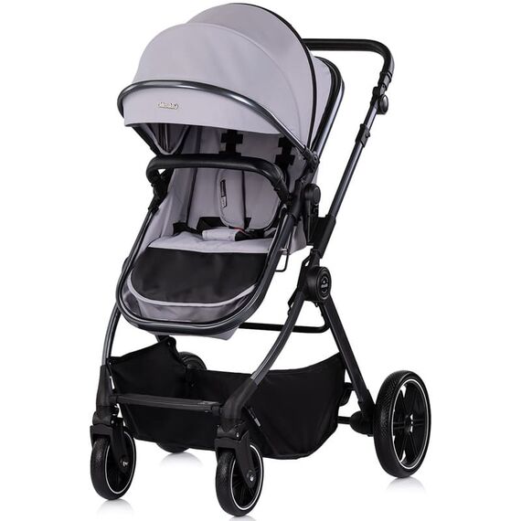 Carucior Chipolino Pearl 2 in 1 platinum, Culoare: Gri deschis, Model: 2 in 1 - poza 2 - ExclusivMAG.ro