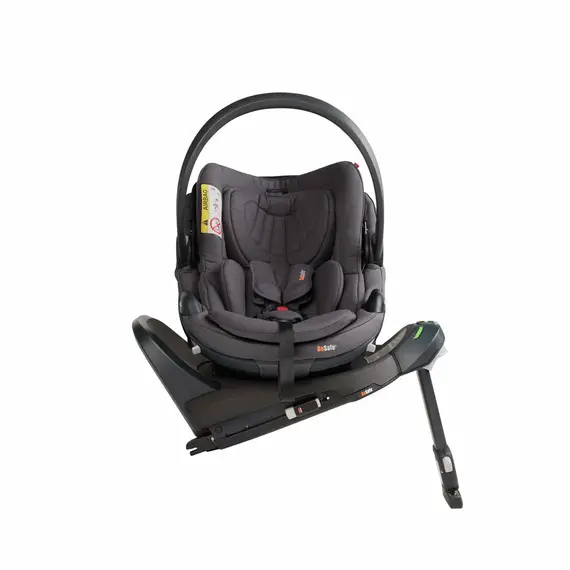 Scoică BeSafe Go Beyond² Dark Grey Mélange, Culoare: Gri/Negru, Grupa: 0-13kg (0 luni - 12 luni) - poza 6 - ExclusivMAG.ro